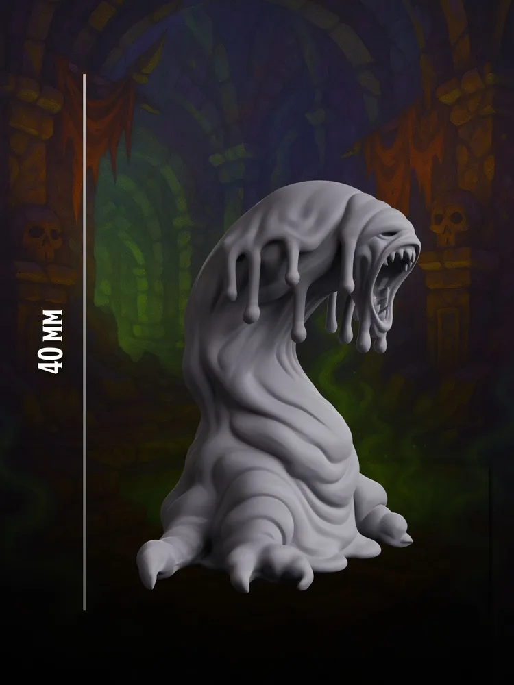 Миниатюра Слизь Совместима с НРИ и DnD 1 шт. — изображение 3