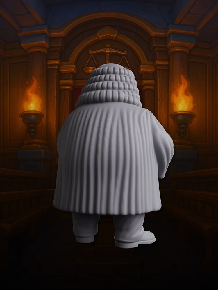 Миниатюра Судья, Совместимая с НРИ и ДНД, в масштабе 32 мм 1:56 — изображение 4