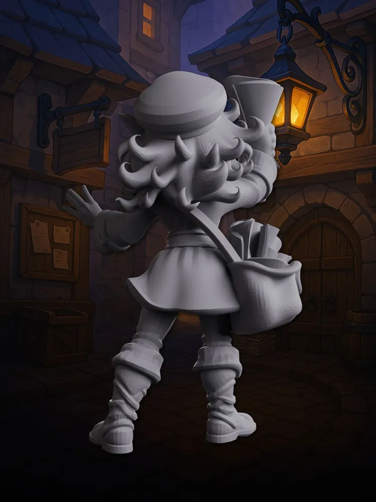 Миниатюра Разносчица газет, Совместима с НРИ и ДНД — изображение 4