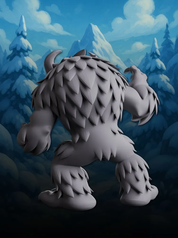 Миниатюра Йети Совместима с НРИ и ДнД — изображение 6